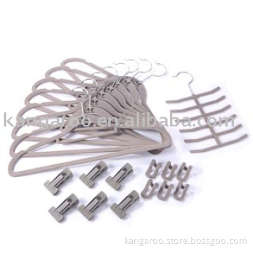 magic hangers,flocked hangers73pcs